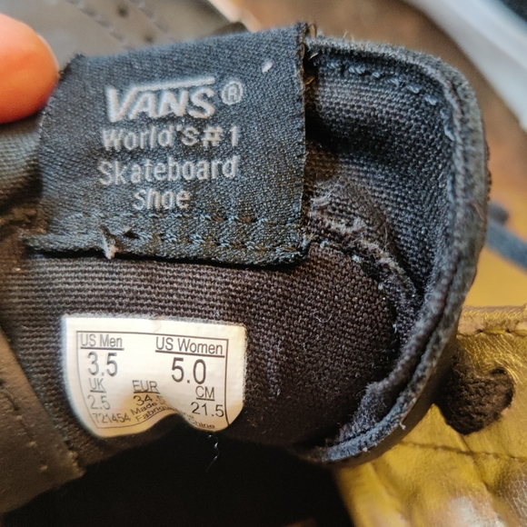 Vans Gold/Black W5 - Picture 2 of 3